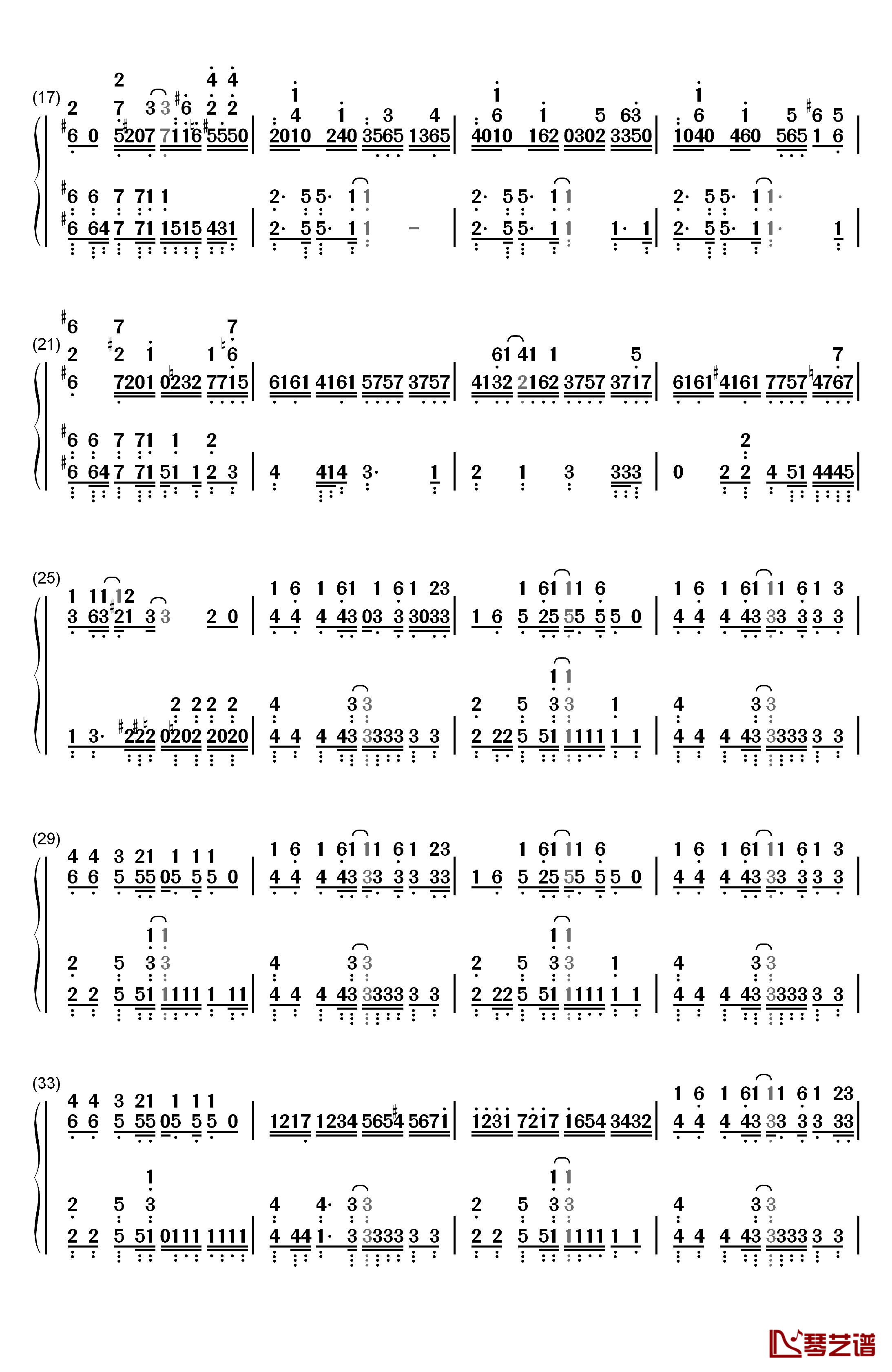 Sweets Parade钢琴简谱-数字双手-花泽香菜2