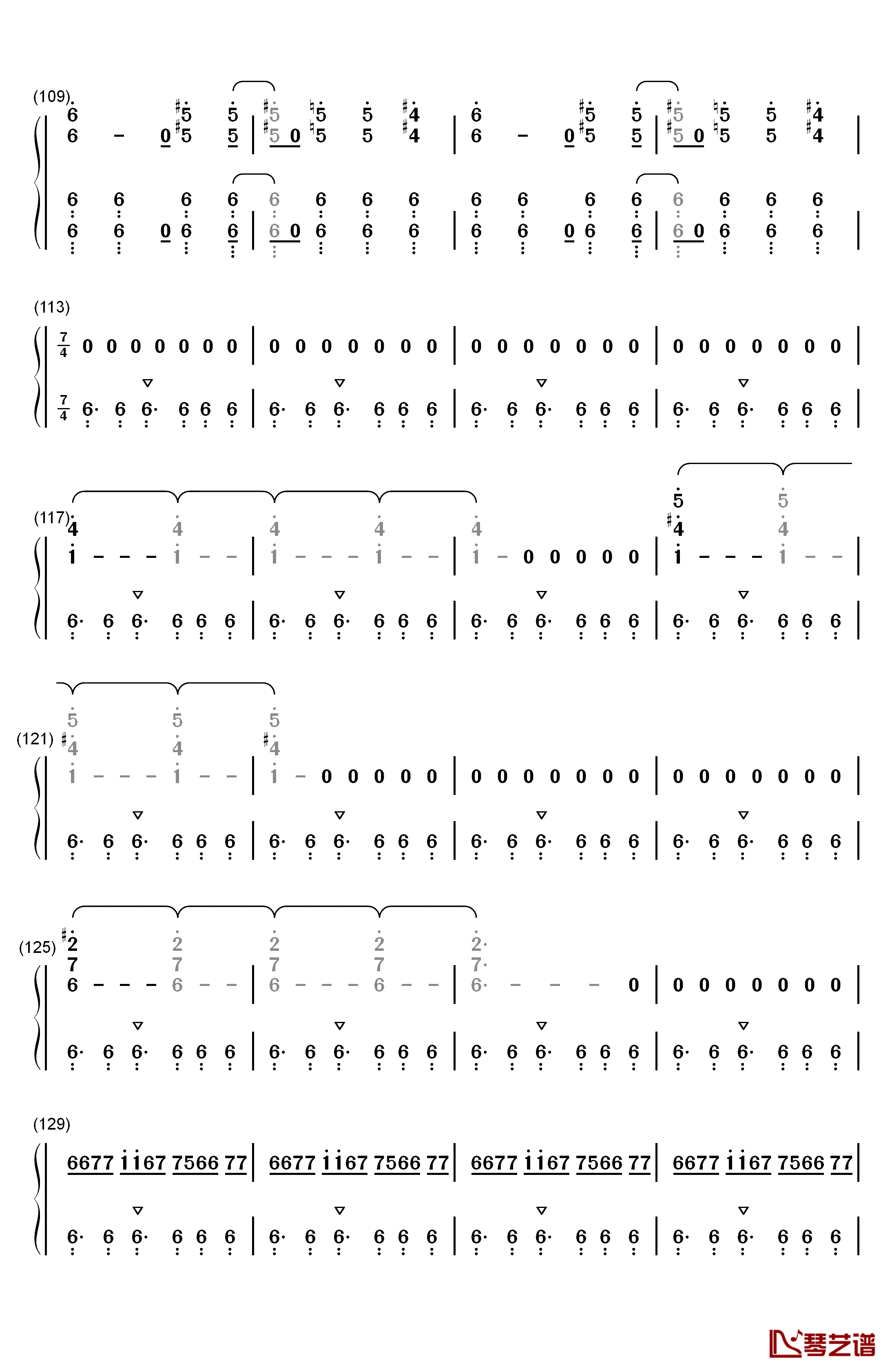 Action Reaction钢琴简谱-数字双手-Rupert Gregson-Williams6