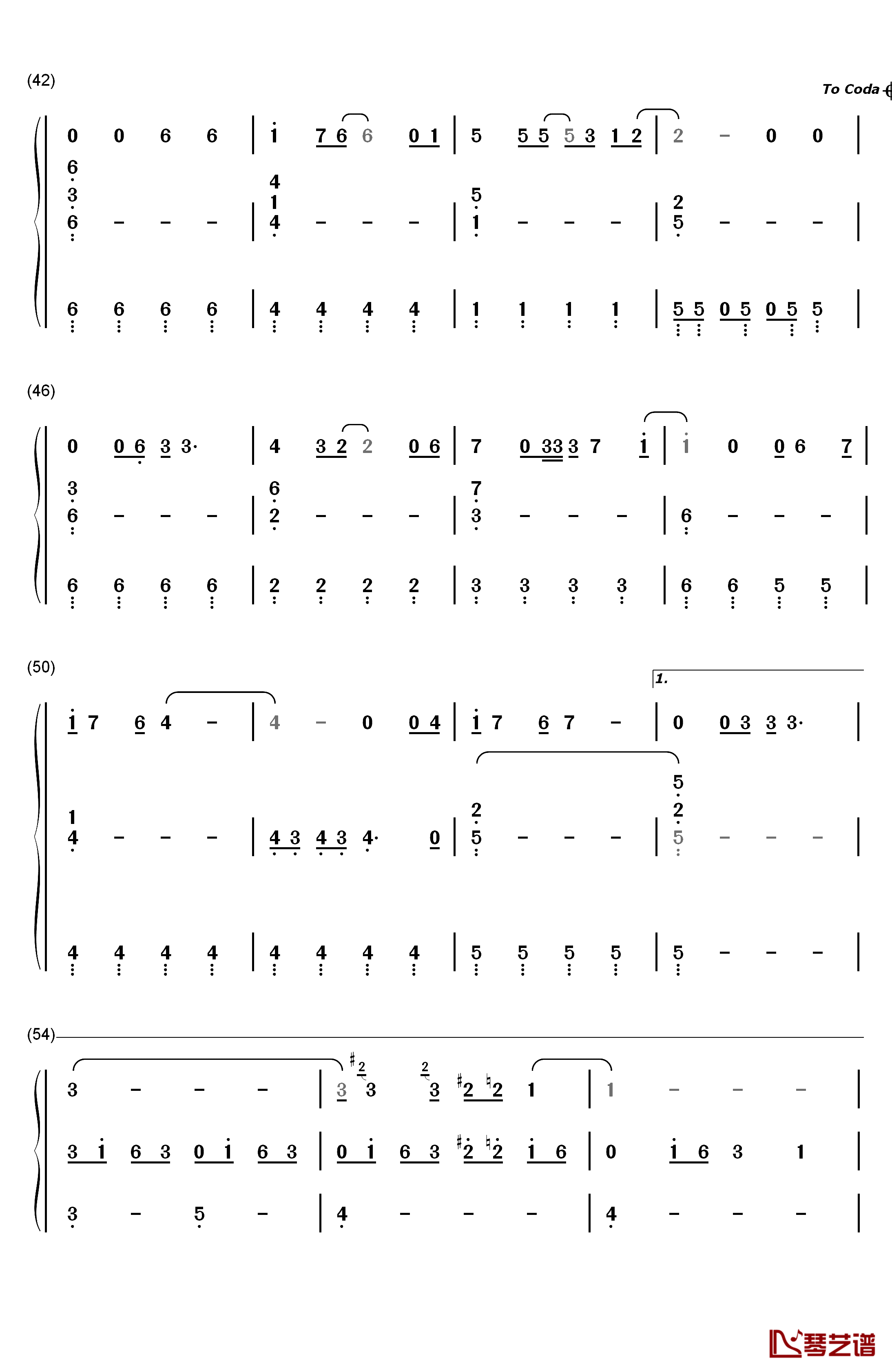 Still Loving You钢琴简谱-数字双手-Scorpions3