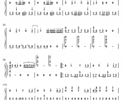 龙猫主题曲钢琴简谱-数字双手-久石让 宫崎骏