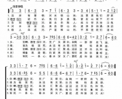 歌唱德涅泊尔河简谱-玛克·弗拉德庚演唱