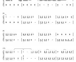 纸短情长钢琴简谱-数字双手-烟把儿乐队