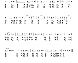 报效国家歌简谱-宋祖英演唱-孙世彦/王祖皆、张卓娅词曲