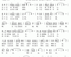 美不过我们的西藏简谱(歌词)-桑娜央金演唱-秋叶起舞记谱