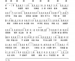 永不遗憾《太平天国》主题曲简谱-罗文演唱-小美/顾嘉辉词曲