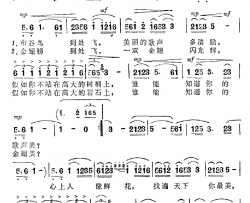 知心的话儿说与谁简谱-藏族民歌