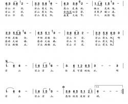 凉山不凉 凉山有太阳简谱(歌词)-谱友朝乐蒙上传