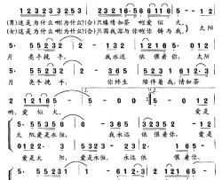 太阳·月亮简谱-翟泰丰词 雷蕾曲付笛生、任静-