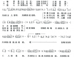 天水的白娃娃又名：天水白娃娃简谱