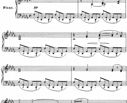 拉赫玛尼诺夫音乐瞬间Op.16No.5降D大调简谱