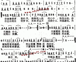 冷漠与温柔--任贤齐简谱