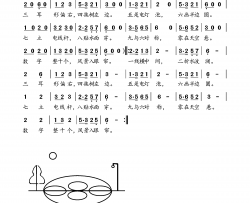 数字风景画简谱-小弩演唱-小弩曲谱