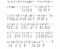 甘愿做报春花白衣天使的心声简谱