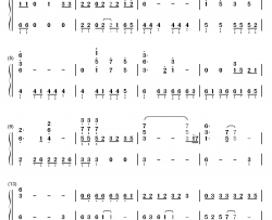 加賀岬钢琴简谱-数字双手-井口裕香