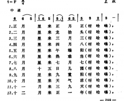 四保上工简谱