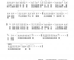 幸福就是我和你在一起简谱-伊然演唱-奋斗哥、廖伟鉴/廖伟鉴词曲