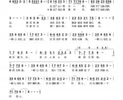 一颗心在红尘大连小鹏演唱简谱-大连小鹏演唱-高羽/刘亦敏词曲