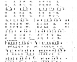 好好过日子简谱-梦鸽演唱-云剑/王和声词曲