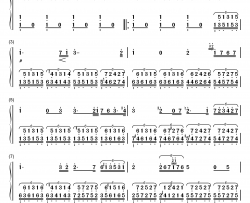 圣母颂钢琴简谱-数字双手-舒伯特