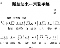 团结起来一起动手搞简谱