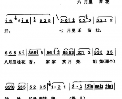 姑苏风光四、鲜花调简谱