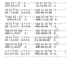 孤单的心已受了伤简谱-章艳演唱-秦立新、三力/秦立新、三力词曲