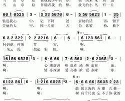 我的雪山草原简谱(歌词)-罗英初演唱-秋叶起舞记谱上传