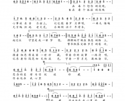 你永远在我心里珍藏简谱-刘金兰演唱-快乐好歌/快乐好歌词曲