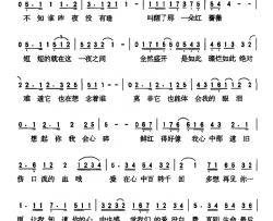 蔷薇简谱-萧亚轩演唱-姚谦/姚谦词曲
