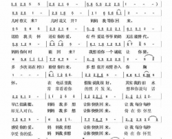 妈妈我等你回来简谱-王美演唱-徐世超、艺境苏畅/周少娟词曲