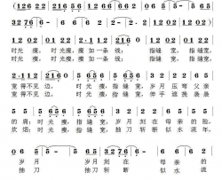 时光瘦，指缝宽简谱