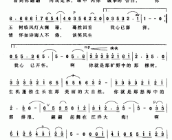 生命中有你简谱-刘小贤词/王路曲