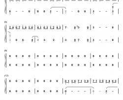 Unraveling钢琴简谱-数字双手-Evanescence