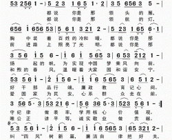 廉政自律为民安简谱-孙成秀演唱-孙成秀/孙成秀词曲