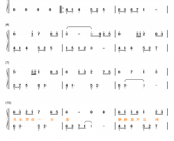 来生愿做一朵莲钢琴简谱-数字双手-魏新雨