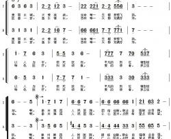 爱的使者韩传芳首唱的歌曲简谱-韩传芳演唱-黄健雄/靳泉词曲