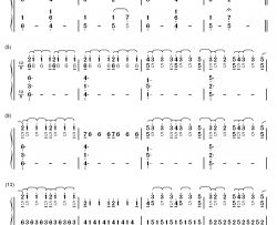 Nuvole Bianche钢琴简谱-数字双手-Ludovico Einaudi