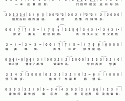 冤家简谱(歌词)-DJKen演唱-小叶歌曲谱