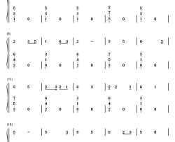 学习雷锋好榜样钢琴简谱-数字双手-生茂