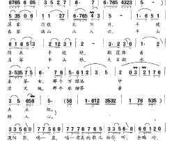 茶乡情中国溧阳茶叶节主题歌简谱