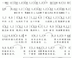 随梦去遨游简谱-冯慧青词/方翔曲