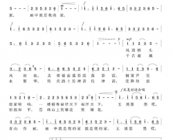 画中就是我的家石煌远词刘跃强刘武华曲画中就是我的家石煌远词 刘跃强 刘武华曲简谱-张天甫演唱-石煌远/刘跃强、刘武华词曲