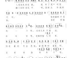 人家说我怕老婆茶女 音乐电视剧-曲05简谱
