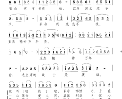 王杰精神万年青简谱