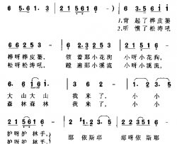 小小护林手简谱