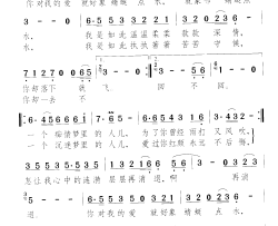 蜻蜓点水简谱-吴梅演唱-王彤/颂今词曲