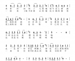 这里是安顺简谱-余卫明演唱-庹灵霄/李梦奇词曲