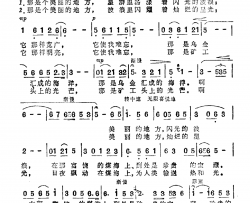 灿烂的星光简谱