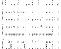 人生如棋钢琴简谱-数字双手-钟茵波