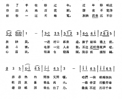 农村放映员简谱